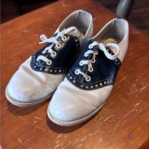Vintage Two-Tone Saddle Shoes